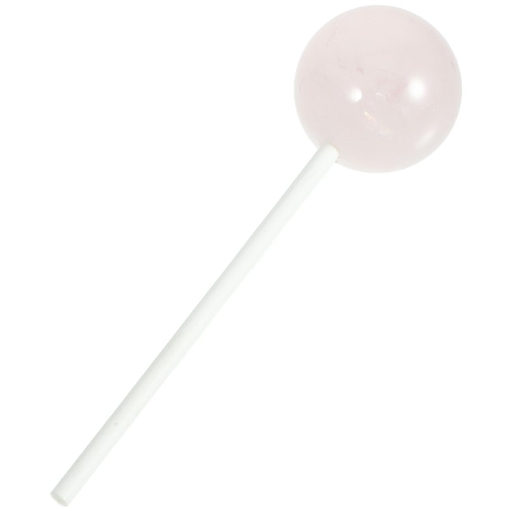 LABRIMP Crystal Lollipop Prop Decoration for Festivals Realistic Simulation Candy Model Safe Material for Photography Cosplay and Party Supplies Charming Pink Crystal Design