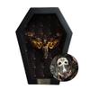 Real Death Head Moth White Skull Acherontia Gothic Witchy Spooky Halloween Butterfly Entomology Shadow Box Insect Oddity Curiosities Taxidermy Wall Art Home Decor Living Gallery CF18-01-NEM-MT view 1
