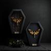 Real Death Head Moth White Skull Acherontia Gothic Witchy Spooky Halloween Butterfly Entomology Shadow Box Insect Oddity Curiosities Taxidermy Wall Art Home Decor Living Gallery CF18-01-NEM-MT view 3