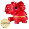 The Bradford Exchange Granddaughter Never Forget You are Loved Birthstone Music Box Collection #1: January Heirloom Porcelain Elephant with Swarvski Crystal Plays 'You are My Sunshine' 4.5" view 2