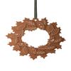 Kahler Gingerbread Christmas Wreath, Brown, 7.3" D, Designed by Bache & Bendix Becker, Gift Box Included view 1