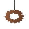 Kahler Gingerbread Christmas Wreath, Brown, 7.3" D, Designed by Bache & Bendix Becker, Gift Box Included view 2