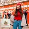 seclate Christmas Canvas Tote Bags for Women, Aesthetic Christmas Books Tote Bag, 13.8x16.5 Reusable Grocery Shopping Bag, Xmas New Year Gifts Party Decor-L04 view 3