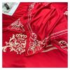 Egyptian Cotton Bedding Set 4pcs King Queen Size Sheet Comforter Cover Pillowcase Bedlinen,Bed view 4