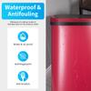 BestOffice Trash Can Broken-Resistant Plastic Touch Free High-Capacity Garbage Can with Lid for Bedroom Bathroom Home Office 49 Liter 13 Gallon Trash Can Automatic Kitchen Trash Can view 2