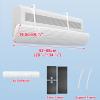 JINGSHIQIAOPL Retractable Air Conditioner Deflector, Adjustable Air Vent Deflector, Air Conditioner Air Deflector for Wall-mounted Air Conditioner view 2
