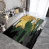 2x3 Area Rugs Modern Fashion Small Entryway Mats, Luxury Emerald Green Gold Gray Laundry Room Rug Non Slip Throw Rugs for Front Door Bedroom Bedside view 2