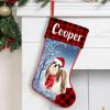 NAZENTI Personalized Shih Tzu Christmas Stocking, Custom Dog Name Stocking, Gifts for Dog Lovers at Christmas, Custom Christmas Stocking, Family Gifts view 1