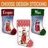 NAZENTI Personalized Shih Tzu Christmas Stocking, Custom Dog Name Stocking, Gifts for Dog Lovers at Christmas, Custom Christmas Stocking, Family Gifts view 4