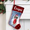 NAZENTI Personalized English Springer Spaniel Christmas Stocking, Custom Dog Name Springer Spaniel Stocking, Christmas Gifts for Dog Lovers view 1