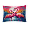 HIGOTIT Flamingo Bedding Set, Pink Floral Quilt Bedspread, Soft Lightweight Microfiber Summer Quilt, Tropical Pattern, Gifts for Flamingo Lovers (FLA-DS02) view 3