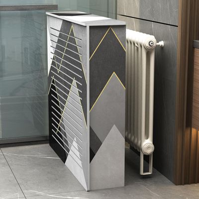 Snaweo Radiator Cover, Heating Cabinet Shelf, Modern Radiator Cover Grill Shelf Cabinet, Vented Safety Steam Decorative Radiator Cover, Hide Cluttered Pipes, Living Room Furniture(L80xH70xW20cm)