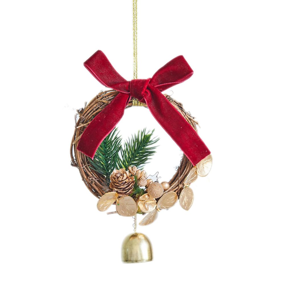 NIHUIFA Christmas Wreath Decoration for Window Display Create Festive Atmospheres with Exquisite Craftsmanship for Holiday