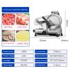 180w Commercial Meat Slicer, 10 Inch Electric Food Slicer,Slice Thickness 0-10mm,30PCS/Min,Fro-zen Meat Deli Slicer for Meat, Cheese, Bread view 4