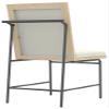 Alpine Furniture Sloane Set of 2 Metal Side Dining Chairs in Natural Driftwood view 3