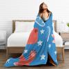 Cute Cartoon Dinosaur Throw Blanket 80"x60" Soft Cozy Flannel Blanket for Couch Bed view 4