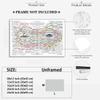 The Healing Web Holistic Health Map Canvas Print - A Guide to Natural and Allopathic Remedies Poster for Home Decor (60x90cm-Unframed) view 2