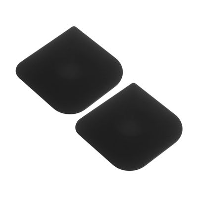 AUTSUPPL 2pcs Non-slip Cream Scrapers Ergonomic Dough and Cake Smoother Kitchen Cleaning Tool for Pots Pans and Baking Compact for Easy Storage