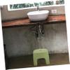 Light Green PVC Toilet Step Stool for Bathroom and Bedroom Use view 2