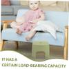 Light Green PVC Toilet Step Stool for Bathroom and Bedroom Use view 4