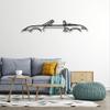 986 Classic Metal Silhouette Wall Art | Metal Car Silhouette | Birthday Gifts | Christmas Gifts | Gift For Men | Handmade Gifts | Home Decor (60 CM 24 Inches) view 4