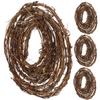 OHPHCALL 4pcs Xmas Rattan Garland Decoration Christmas Grapevine Vine for Mantle Fireplace Stairs Table Wall and Door for Holiday Celebrations and Festive Decor view 1
