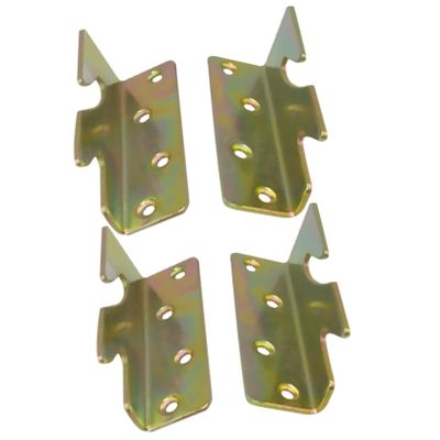 CIYODO 4pcs Thickened Bed Connecting Hinge for Wood Bed Frames