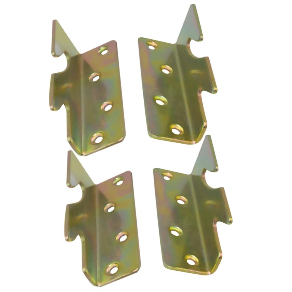 CIYODO 4pcs Thickened Bed Connecting Hinge for Wood Bed Frames