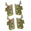 CIYODO 4pcs Thickened Bed Connecting Hinge for Wood Bed Frames view 1