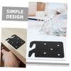 JEWEDECO 4pcs Iron Bed Rail Brackets Bed Frame Hardware Rail Hooks Strong Easy Installation view 4