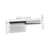 BIUDECO 2pcs Stainless Steel Crumb Scraper for Easy Cleanup Restaurants and Bakeries Tabletop Crumb Cleaner Essential Tool for Servers and Home Use view 4
