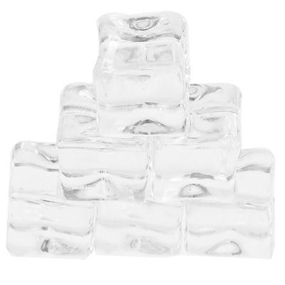 Xmas Fake Ice Cubes 200pcs Plastic Resin Decorative Model