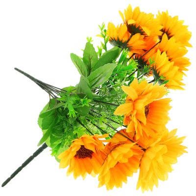 BIUDECO Sunflower Decorations Artificial Sunflower Bouquets Perfect for Home and Party