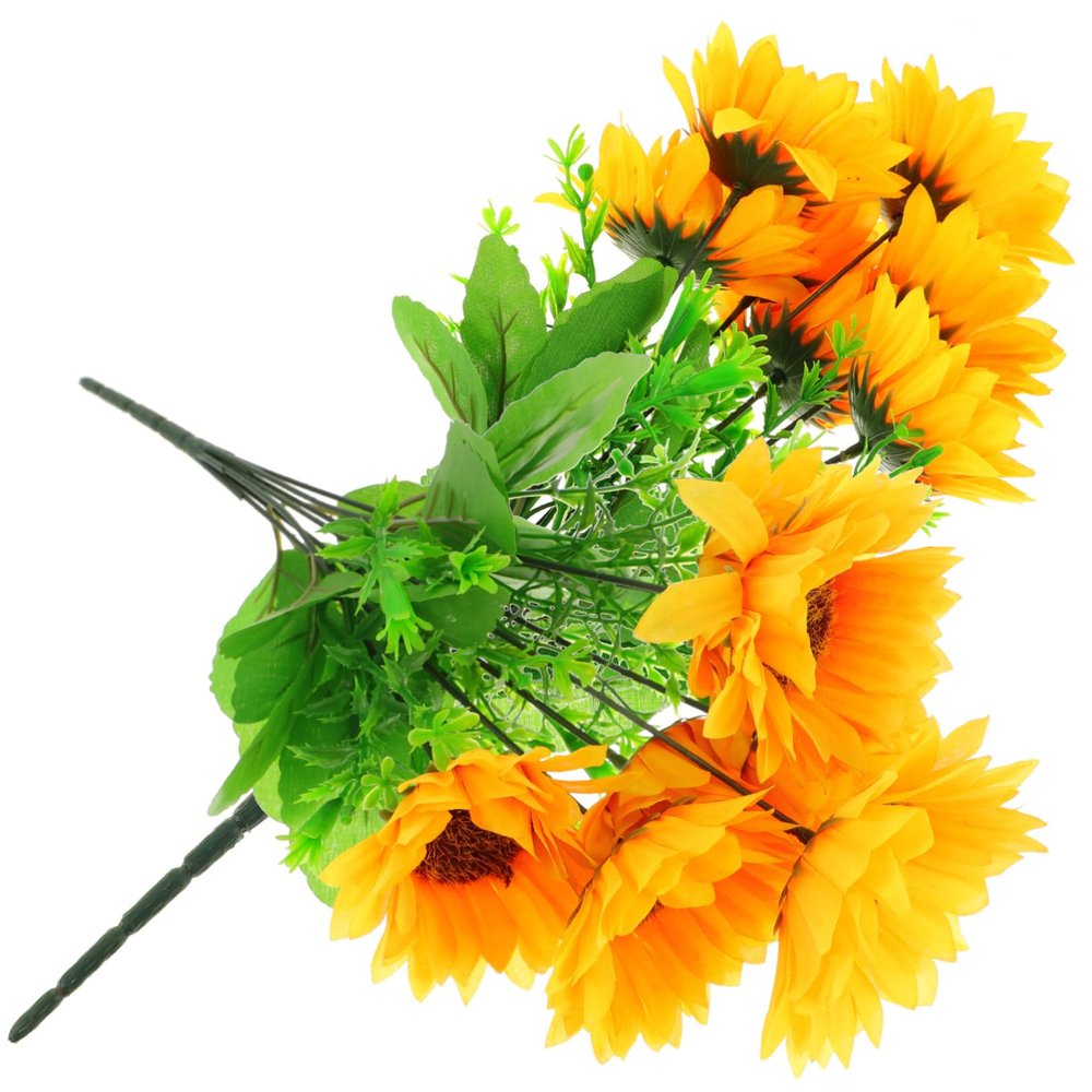 BIUDECO Sunflower Decorations Artificial Sunflower Bouquets Perfect for Home and Party