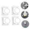 Cabilock 8pcs No-Drill Curtain Rod Holders Rotary Brackets for Easy Installation Versatile Hooks for Shower Curtains Towel Rods and Home Decor view 2
