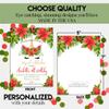 Personalized Poinsettia Unicorn Christmas Invitations Custom Holiday Invite Cards 50 Pack 5x7 Birthday Party Cards With Envelopes - Unique Customized for the Holidays view 4