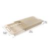 BIUDECO Multifunctional Plastic Cutting Board with Retractable Drain Basket Space-saving Kitchen Chopping Block for Vegetables and Meat Random Color view 4
