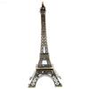 GOOHOCHY 2pcs Iron Eiffel Tower Model Statues for Home Decor Travel Souvenirs and Desk Decoration Vintage Style Metal Ornaments for view 3