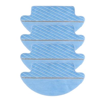 PonpEd Compatible for EVERYBOT 3i4/10* Mop ClothsRobot Vacuum Cleaner Spare PartsHousehold Cleaning Tools Replacement Rags Mop Accessory(4pcs Mop Cloth)
