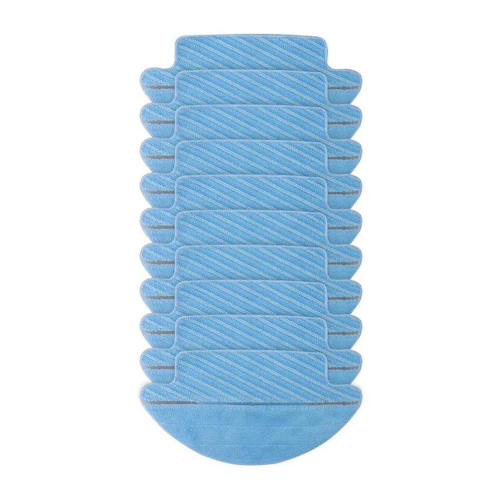 PonpEd Compatible for EVERYBOT 3i4/10* Mop ClothsRobot Vacuum Cleaner Spare PartsHousehold Cleaning Tools Replacement Rags Mop Accessory(10pcs Mop Cloth)