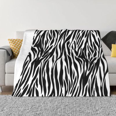 RLDOBOFE Throw Blanket Reversible Plush Blanket 60"x50" Zebra Print Blankets Flannel Warm Cozy Throws for Sofa Farmhouse Decor Lightweight Throw for Couch Bed All Seasons