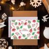 Wiywef 6pcs/Set Merry Cards Greeting Card with Envelopes Christmas Cards Christmas Invitations for Holiday Party Decor view 2