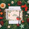 Wiywef 6pcs/Set Merry Cards Greeting Card with Envelopes Christmas Cards Christmas Invitations for Holiday Party Decor view 4