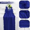 12Pack Royal Blue Table Runners 35x120inch Royal Blue Cheesecloth Table Runner 10FT Boho Table Runners Rustic Gauze Cheese Cloth Table Runner for Party Wedding Birthday Bridal Baby Shower Decor view 3