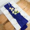12Pack Royal Blue Table Runners 35x120inch Royal Blue Cheesecloth Table Runner 10FT Boho Table Runners Rustic Gauze Cheese Cloth Table Runner for Party Wedding Birthday Bridal Baby Shower Decor view 4