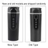 24V 12V Travel Electric Kettle for Car Truck,500ml Car Heating Mug Stainless Steel Intelligent Temperature Display LCD Heat Preservation Fast Heating view 4