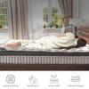 Anwick 10" Queen Mattress, Soft Breathable Hybrid Memory Foam Mattress, Individually Pocket Coils, Mattress in a Box, Sleep Supportive & Pressure Relief, Medium Firm (Queen 10 Inch) view 4