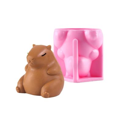 Capybaras Shape Silicone Molds Baking Molds Crafting Moulds Use For Soap Resin Food Grade Silicone Texture