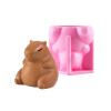 Capybaras Shape Silicone Molds Baking Molds Crafting Moulds Use For Soap Resin Food Grade Silicone Texture view 1