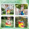 Shinylin 12 Pcs Tie Dye Canvas Tote Bags Bulk Book Lovers Tote Bag Book Club Gift Totes for Birthday Party Valentine's Day Women Gift view 2